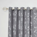 Bird Cage - Extendable Curtain Pole with pair of end finials in Brushed Silver