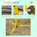 Outsunny  See saw  for Ages 3-7 years, Yellow