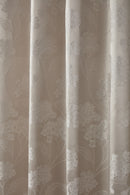 Blossom - Lined Eyelet Jacquard Curtains in Cream