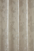 Butterfly Meadow - Lined Eyelet Jacquard Curtains in Cream