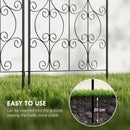 Outsunny Set of 2 Metal Garden Trellis, Outdoor Trellis Panels, 150 x 50 cm