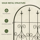 Outsunny Set of 2 Metal Garden Trellis, Outdoor Trellis Panels, 150 x 50 cm
