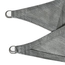 Outsunny 5 x 4m Sun Shade Sail Rectangle Canopy Outdoor Sunscreen Awning with Mounting Ropes for Garden, Patio, Party, UV Protection, Charcoal Grey