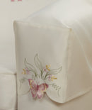 Butterfly Embroidered Doyley in Pink