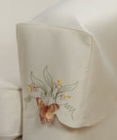 Butterfly Embroidered Table Cloth