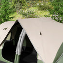 Outsunny 2 Room Camping Tent with Waterproof Rainfly & Screen Panels Orange