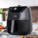 Black+Decker Air Fryer Manual 7L  - Black