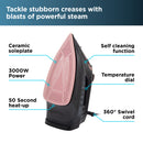 Black+Decker Steam Iron 3000w  - Rose Gold