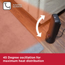 Black+Decker Ceramic Tower Fan Heater 2KW  - Black