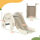AIYAPLAY 3 In 1 Kids Slide For 1-3 Years, Elephant-Themed Indoor Slide