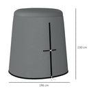 Outsunny Hanging Egg Chair Cover Swing Chair Cover Waterproof, 196 x 230 cm