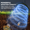 Outsunny Gold Metal Detector With DSP Chip And 5 Professional Modes