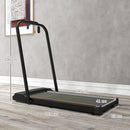 SPORTNOW 2.5HP Folding Treadmill Walking Pad w/ LED Display, No Assembly Orange