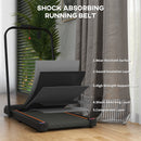 SPORTNOW 2.5HP Folding Treadmill Walking Pad w/ LED Display, No Assembly Orange