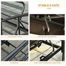 Outsunny Gazebo Swing Seat - Grey
