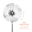 Carmen Cosmetic Mirror with LEDs  - Chrome