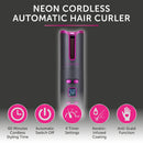 Carmen Neon Cordless Automatic Curler  - Graphite