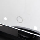 Carmen Illuminated 3 Panel Mirror with LEDs  - Black