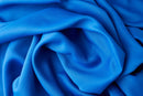 Cali Pencil Pleat - Blue Woven Thermal Blackout Curtains