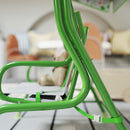 AIYAPLAY Kids Garden Swing Chair, Swing Seat with Adjustable Canopy, Green