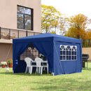 Outsunny  Pop Up Gazebo Tent  2.95 m x 2.95 m -  Blue
