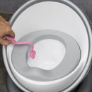 HOMCOM Kids Potty Training Toilet with Brush - White