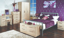 Copenhagen Ready Assembled Dressing Table Stool  - Bardolino Oak