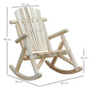 Outsunny Adirondack Rocking Chair