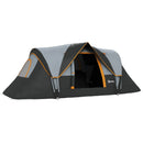 Outsunny Outdoor  Camping Tent For 5-6 W/ Bag, Fibreglass & Steel Frame