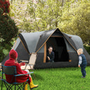 Outsunny Outdoor  Camping Tent For 5-6 W/ Bag, Fibreglass & Steel Frame