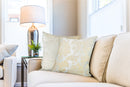 Damask - Luxury Chenille Jacquard Cushion Cover in Ivory