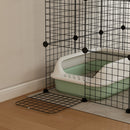 PawHut DIY 4 Tier Cat Cage Indoor with Hammock, Ramps, Doors, for 1-3 Cats