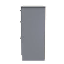 Denver Ready Assembled Chest Of Drawers with 3 Drawers - Grey
