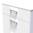 Denver Ready Assembled Chest Of Drawers with 3 Drawers - White