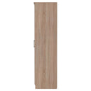 Denver Ready Assembled Wardrobe with 2 Doors and Mirror - Oak