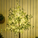 HOMCOM 180cm Olive Tree Light w/ 300 Warm White LED Lights Artificial Tree