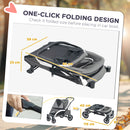 PawHut Easy Folding Pet Stroller for Large Dogs
