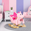 HOMCOM  Children's Rocking Elephant - Pink