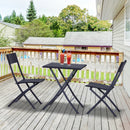 Outsunny  Rattan Bistro Set  - Black