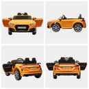HOMCOM Kids Licensed Audi TT -Yellow