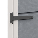 Outsunny 5' x 3' Garden Shed w/ Floor, Lockable Door, Window and Vent, Grey