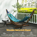 Outsunny 3(m) Wooden Hammock Stand for Garden, Patio, Brown