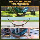 Outsunny 3(m) Wooden Hammock Stand for Garden, Patio, Brown