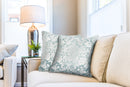 Eden - Jacquard Cushion Cover in Duck Egg
