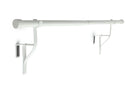 PortePole - Extendable Door Curtain Pole in White