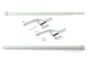 PortePole - Extendable Door Curtain Pole in White