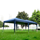 Outsunny 3 x 6m Garden Pop Up Gazebo Height Adjustable Marquee Party Tent Wedding Water Resistant Awning Canopy With free Storage Bag Blue 671 global ratings