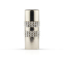 Diamante - Brushed Silver Extendable Curtain Pole with Rings and Pair of End Finials