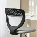 Vinsetto Draughtsman Chair, Office Chair with Wheels, Light Grey