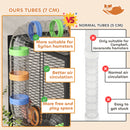 PawHut Hamster Cage, Gerbil Cage On Wheels With Storage Shelf